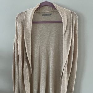 Rubbish Beige Knit Cardigan